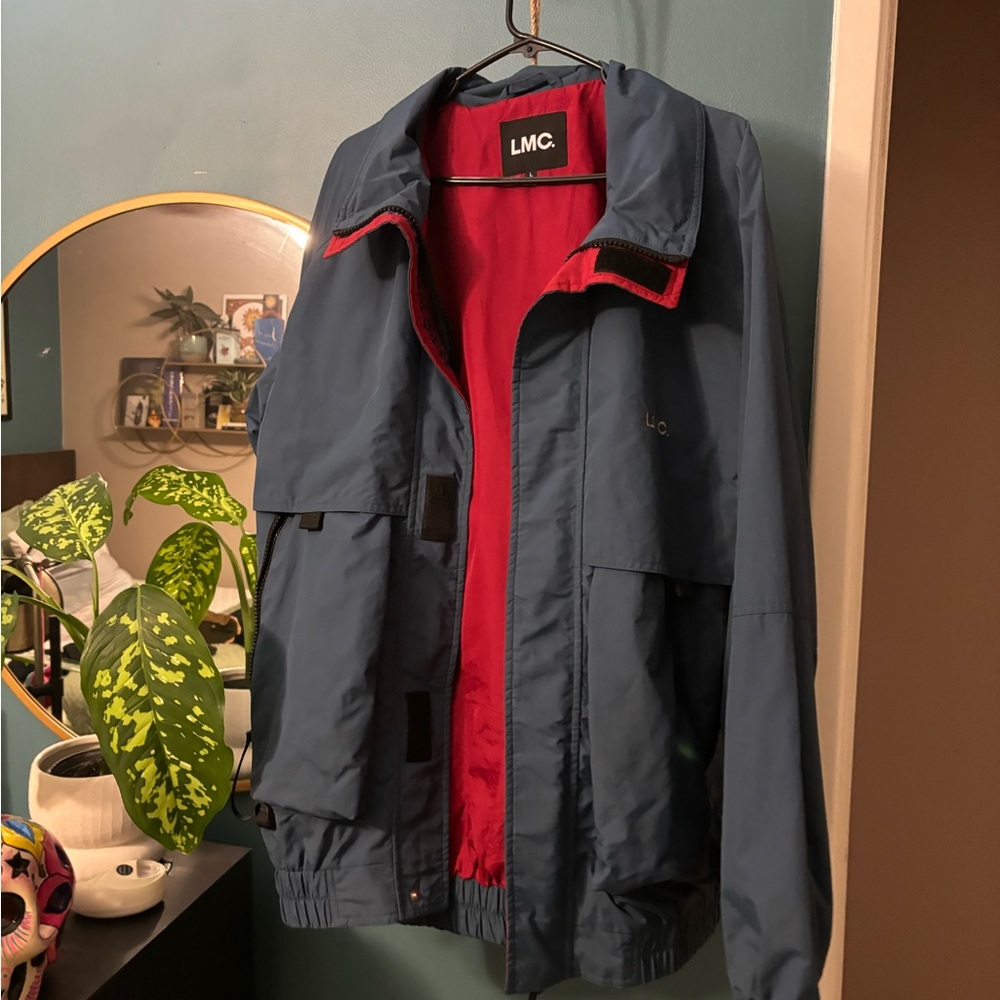 Lost Management Cities (LMC) Jacket Large Retro Red and Blue